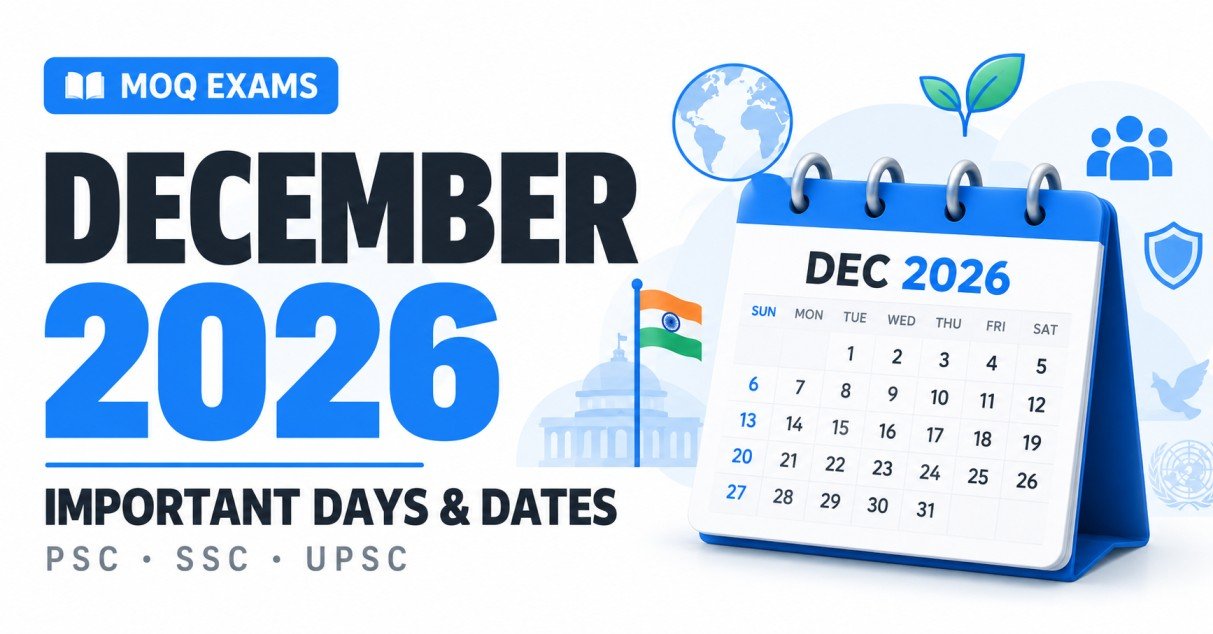 December 2026 Exam Dates Calendar