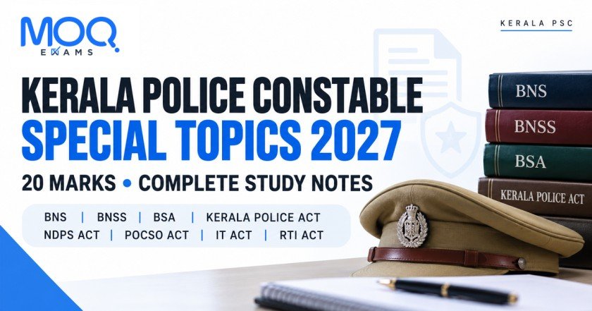 kerala cpo special topics